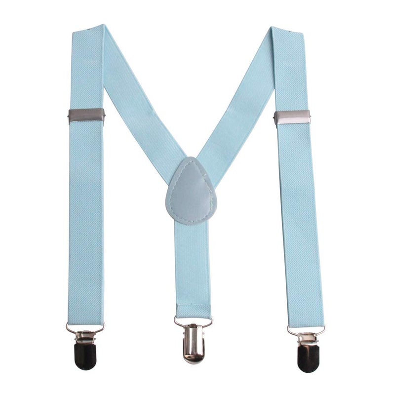 GUCHOL Baby Boys First Birthday Cake Smash Outfit Suspenders Bow Tie Rugby ONE Themes Diaper Cover (Light Blue Cake Smash Outfit) - Image 5